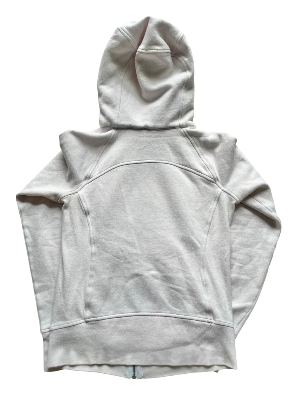 Lululemon Scuba Hoodie Womens Size 6 Fleece Flutterby Pink Full Zip Pockets EUC